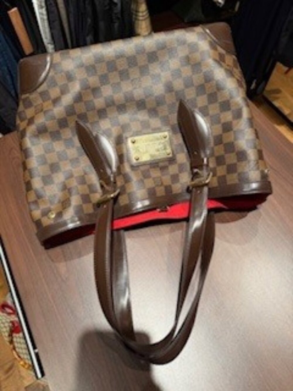 Louis Vuitton Sac Hampstead MM Damier Ébène Marron/Hampstead Bag
